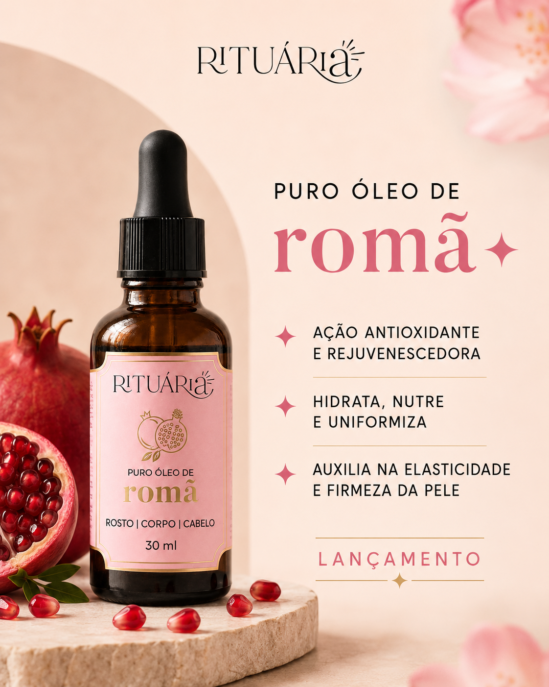 Óleos Semente de Romã