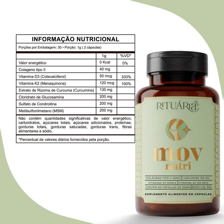 3x Fórmulas Mov Nutri - 90 dias (180 cápsulas)