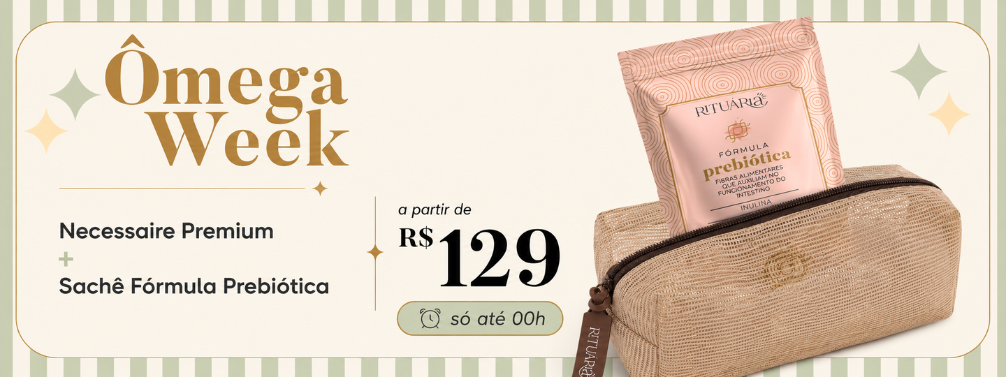 Necessaire Bege + Sache Prebiotica