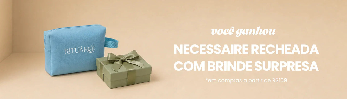 necessaire + brinde surpresa
