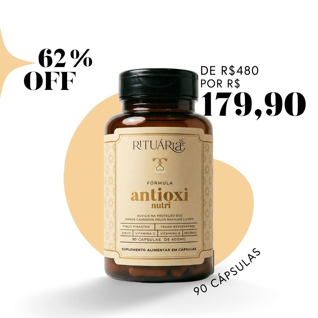 Fórmula Antioxi Nutri – Protetor Solar Oral (90 cápsulas – 3 meses)