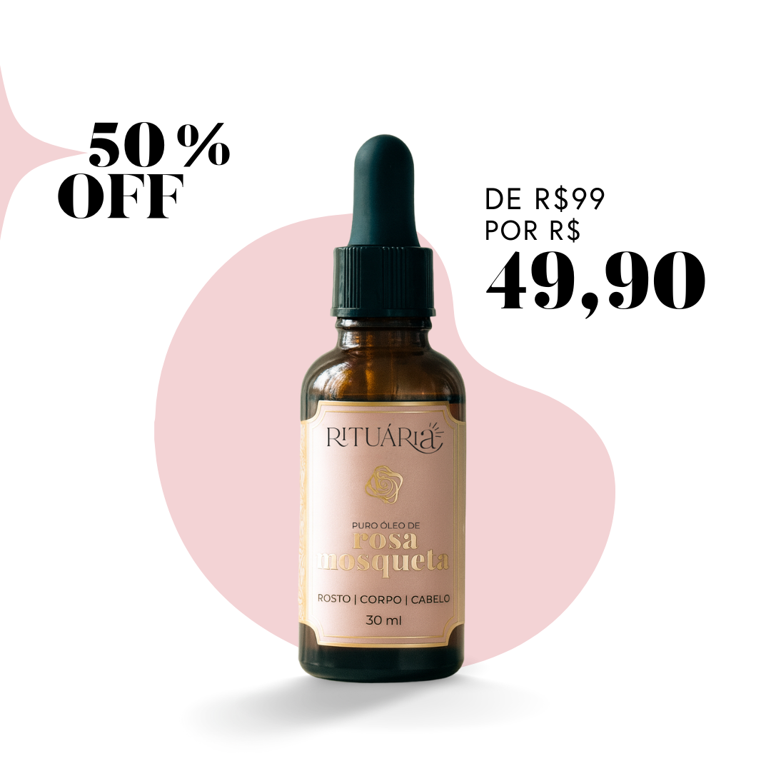 Óleo de Rosa Mosqueta 30ml - 100% Puro