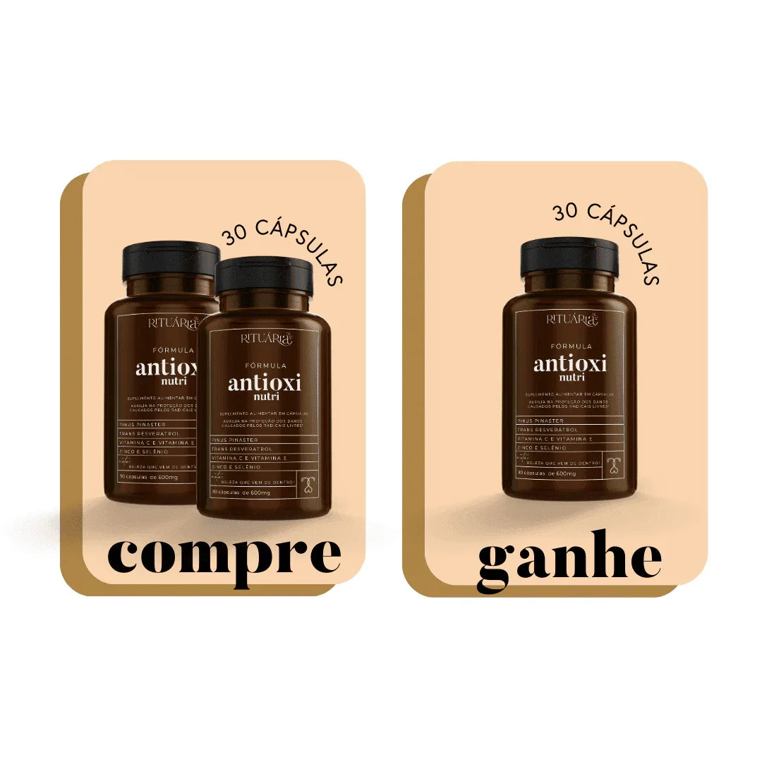 3 Fórmula Antioxi Nutri 30 cápsulas (3 meses)