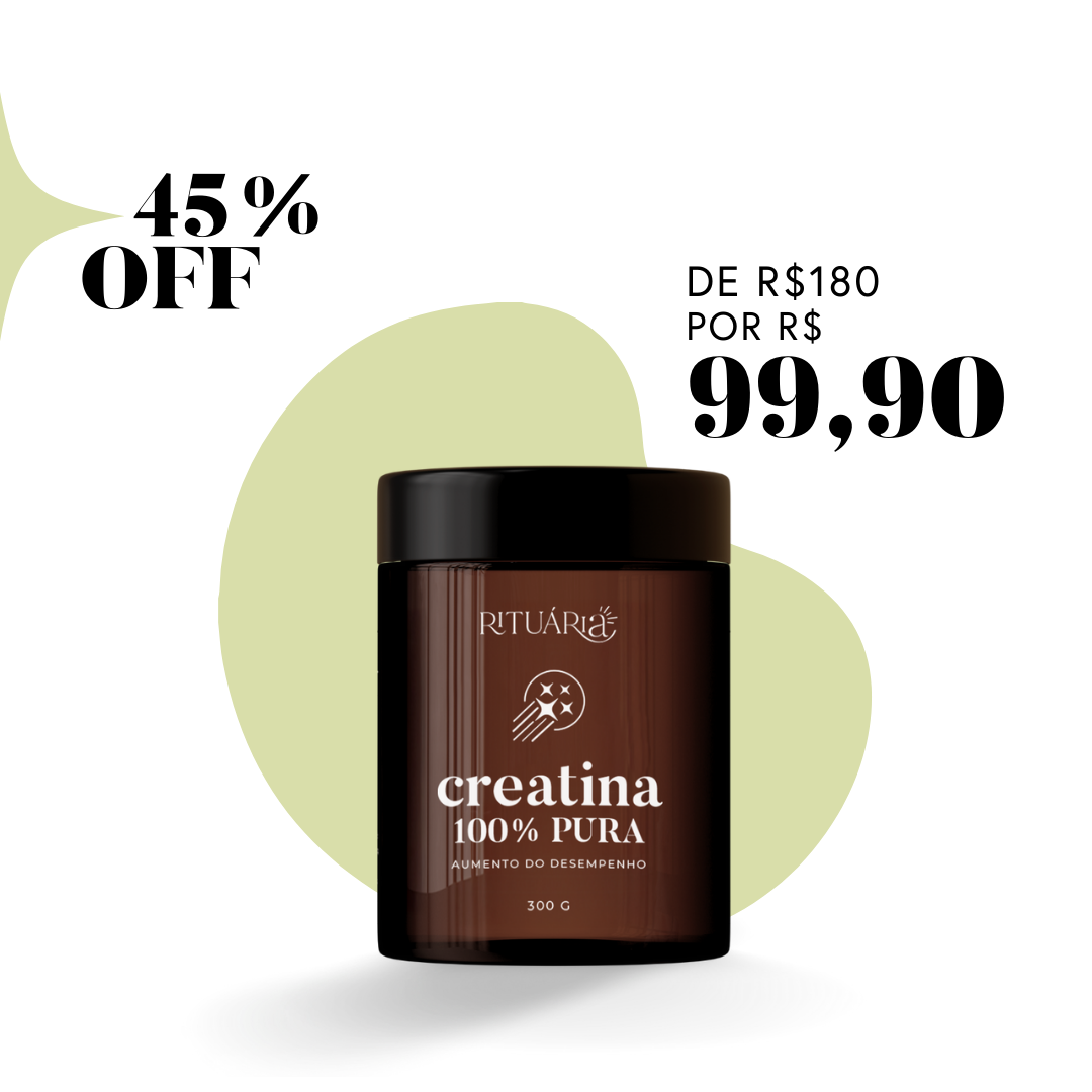Creatina 100% Pura (Micronizada e Monohidratada) | 300 g | 100 doses