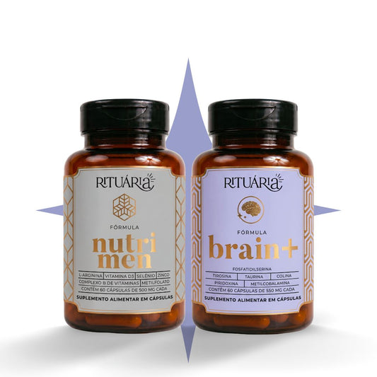 Kit Performance Masculina (Nutri Men + Brain+)