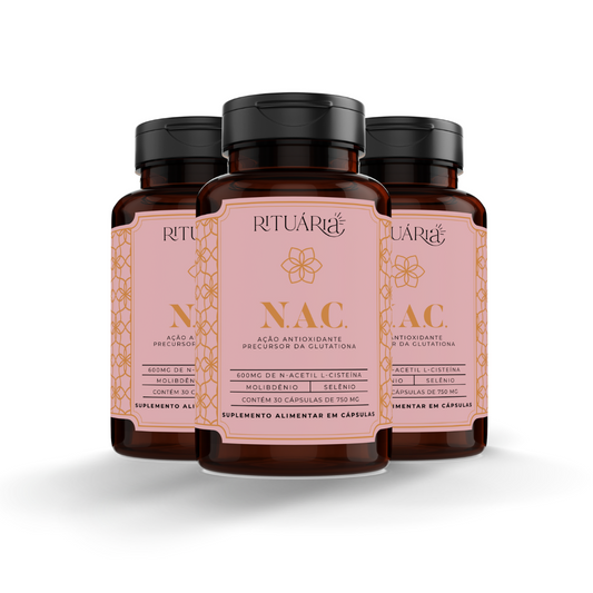 3x Fórmula NAC - 60 dias (Transformação em 90 dias)