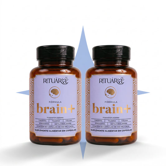 2x Fórmula Brain+ 60 dias (60 cápsulas)