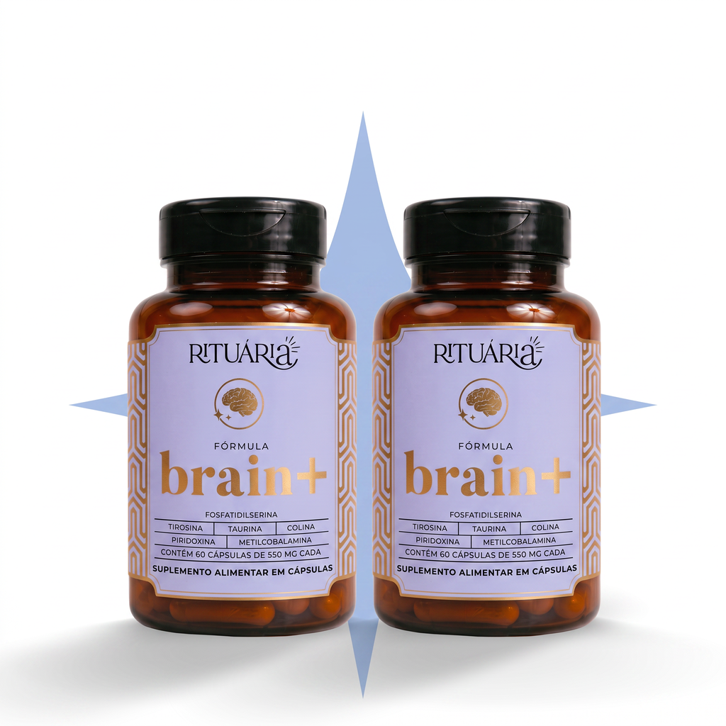 2x Fórmula Brain+ 60 dias (60 cápsulas)