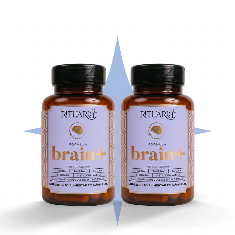 2x Fórmula Brain+ 60 dias (60 cápsulas)