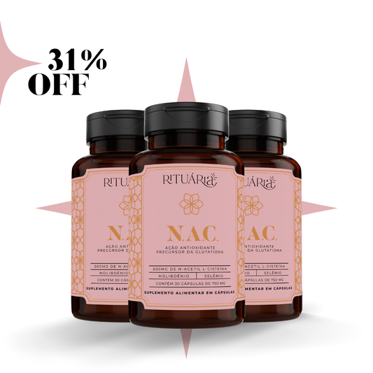 3x Fórmula NAC - 60 dias (Transformação em 90 dias)