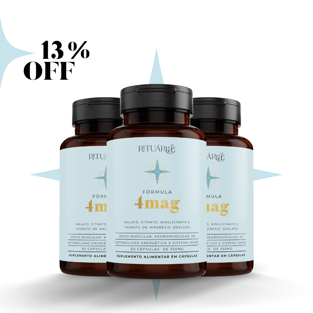 3x Fórmulas 4Mag (Transformação em 90 dias)