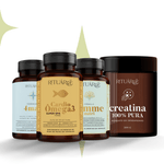 Ritual Completão da Menopausa (Creatina + 4Mag + Femme Nutri + Cardio Ômega Super EPA)
