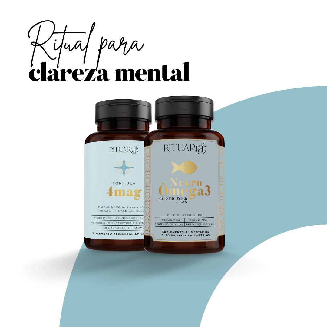 Ritual para Clareza Mental – Neuro Ômega + 4Mag