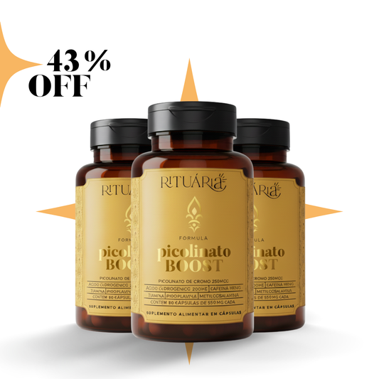 3x Picolinato Booster - 90 dias