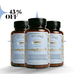 3x Fórmula Complexo B - 60 dias (60 cápsulas)