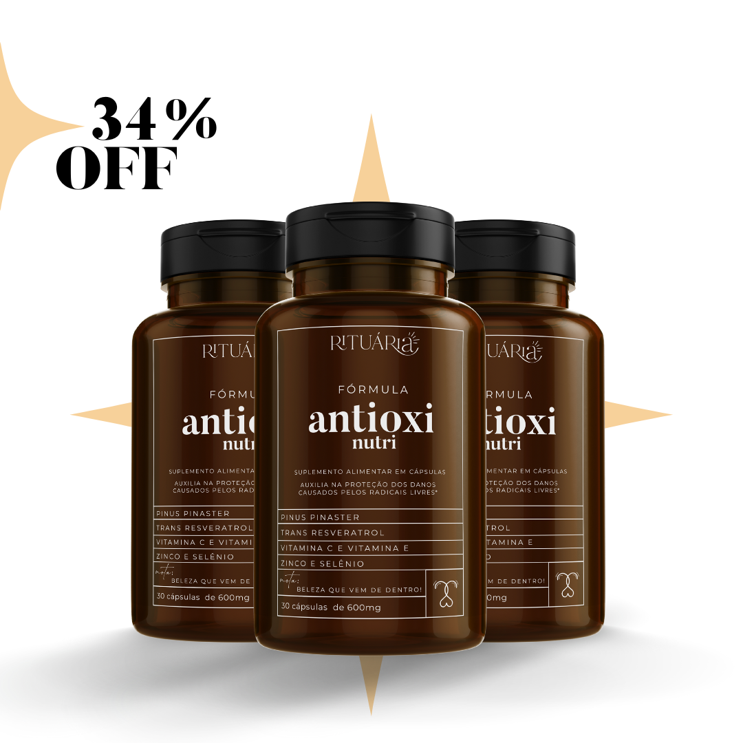 3 Fórmula Antioxi Nutri 30 cápsulas (3 meses)