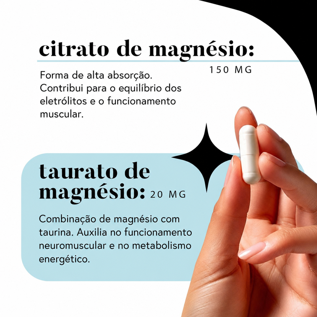 Fórmula 4Mag (Magnésio) - 30 dias