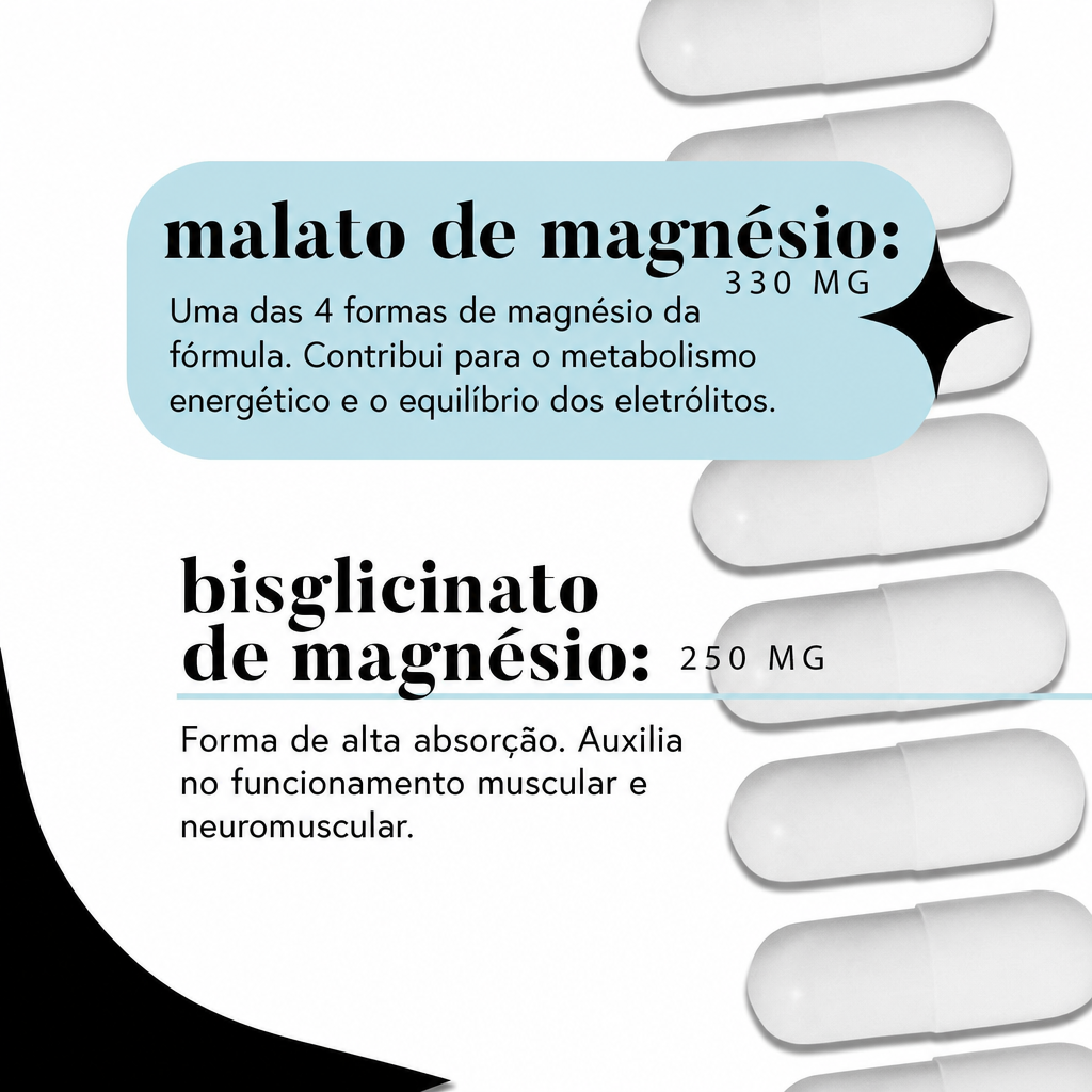 Fórmula 4Mag (Magnésio) - 30 dias
