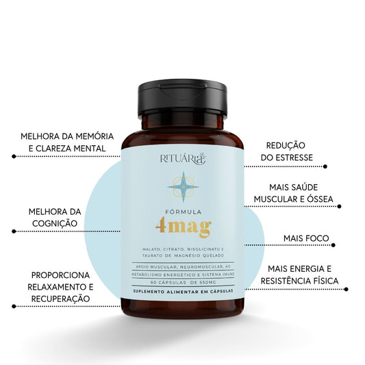 Fórmula 4Mag (Magnésio) - 30 dias
