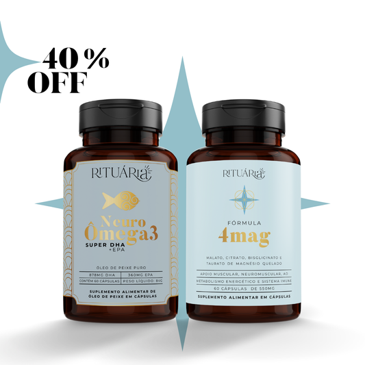 Ritual para Clareza Mental – Neuro Ômega + 4Mag