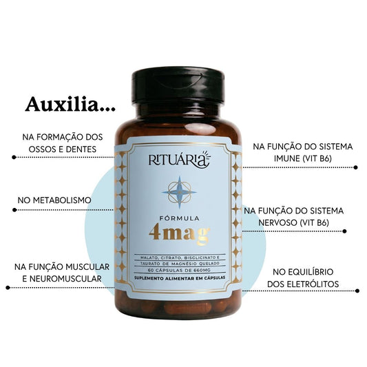 Fórmula 4Mag (Magnésio) - 30 dias