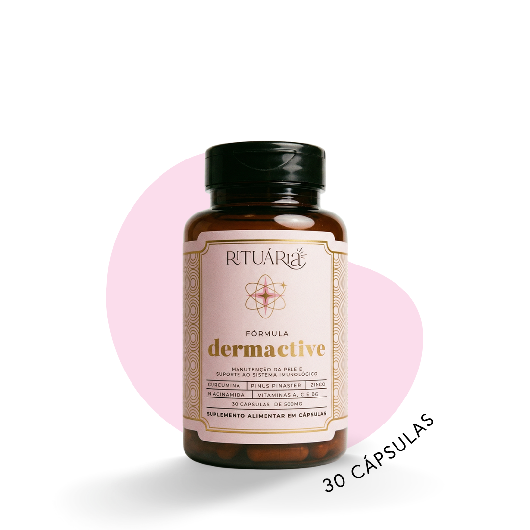 Fórmula Dermactive - 30 dias (Niacinamida Oral + Curcumina +Zinco)