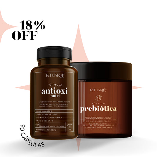 Fórmula Prebiótica + Antioxi Nutri 90 cápsulas