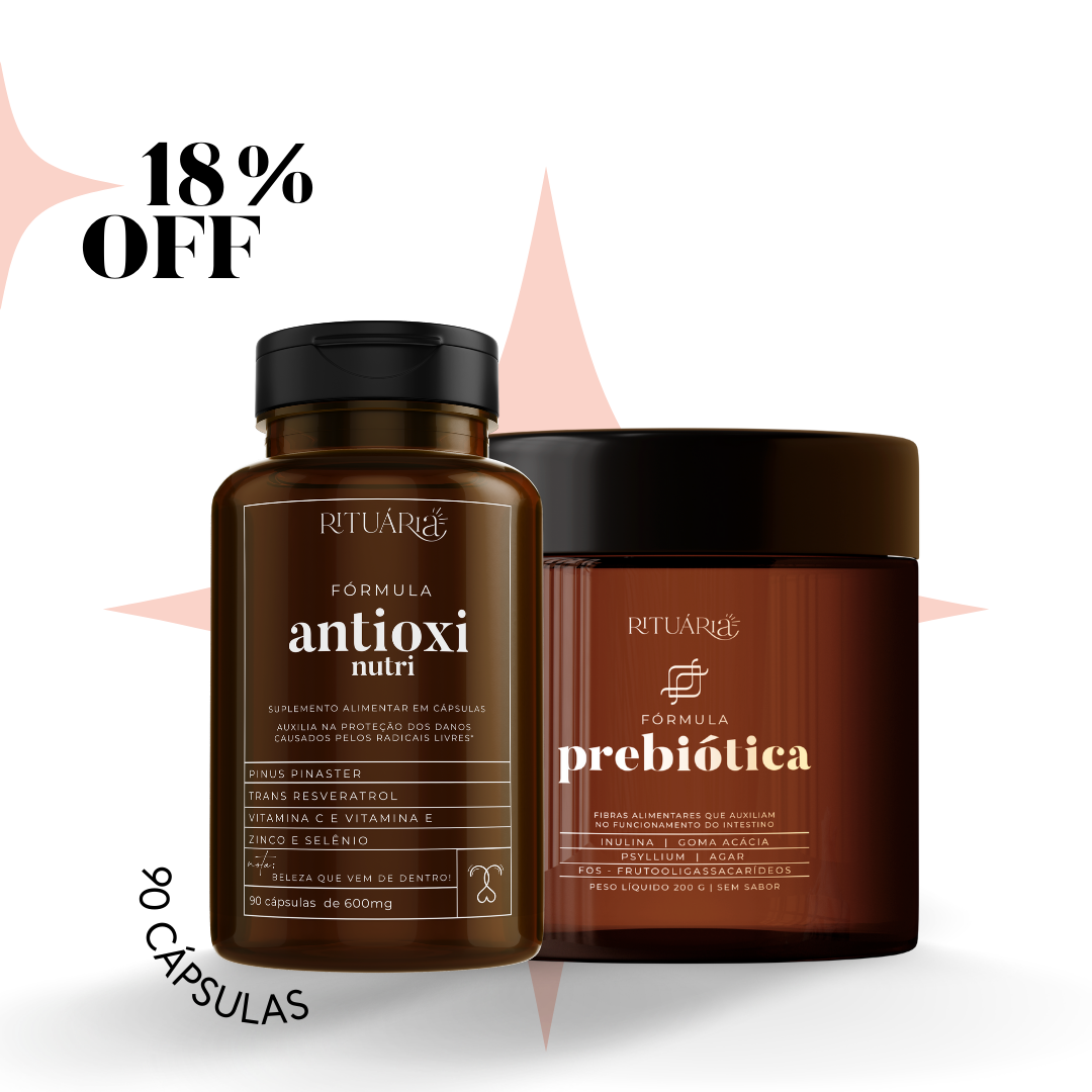 Fórmula Prebiótica + Antioxi Nutri 90 cápsulas