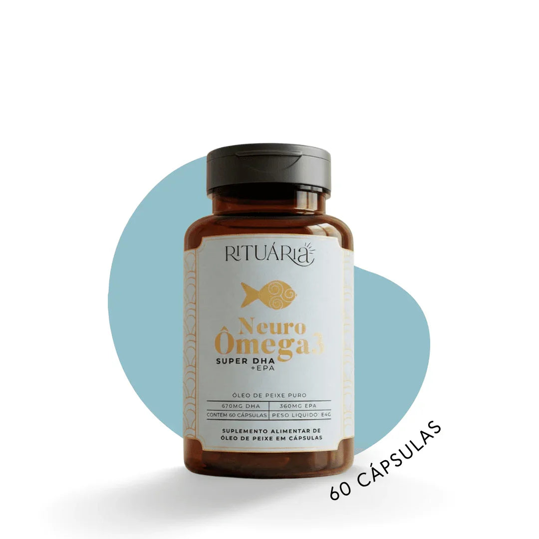 Fórmula Neuro Ômega 3 (Super DHA) - 60 cápsulas - Com Certificação IFOS