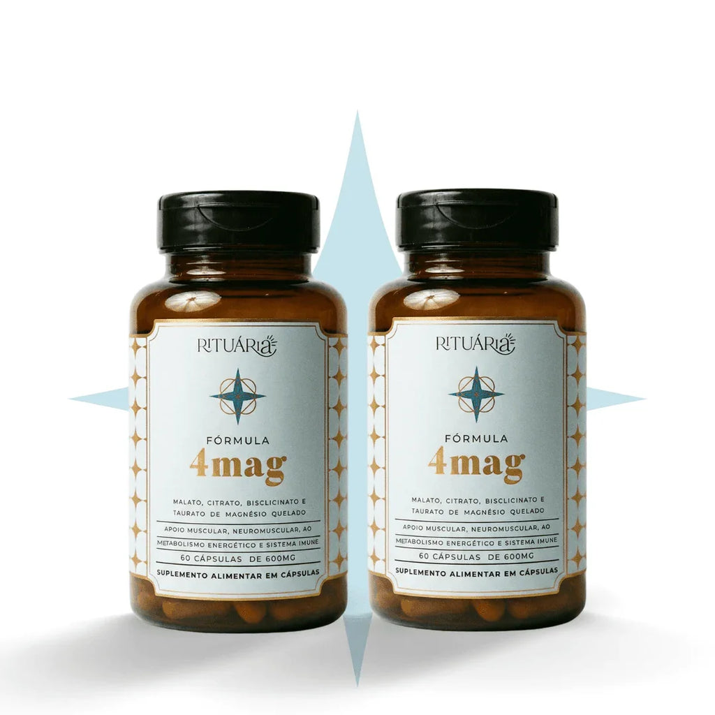 2x Fórmulas 4Mag (Magnésio) - 60 dias