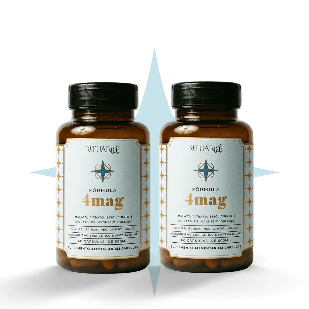 2x Fórmulas 4Mag (Magnésio) - 60 dias
