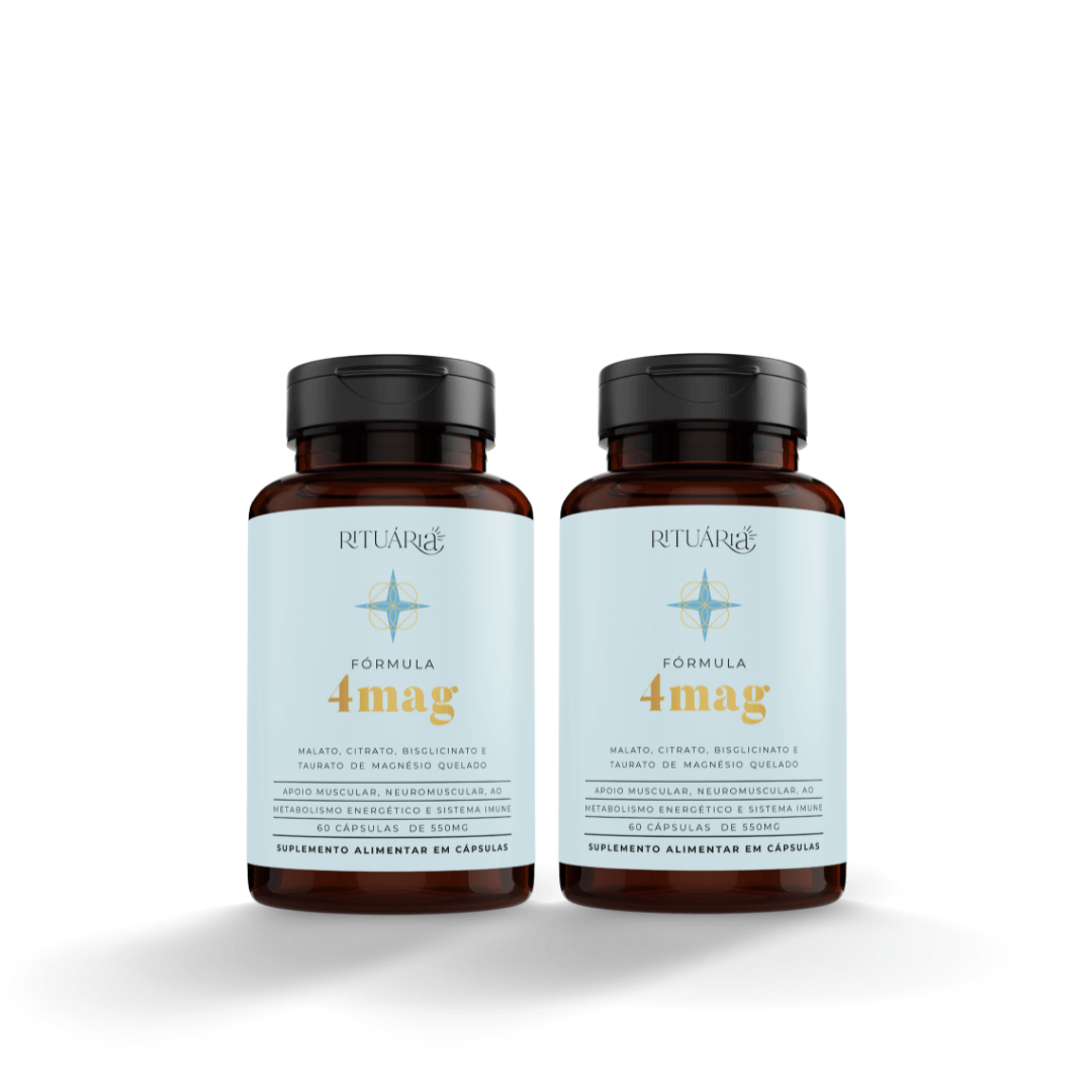 2x Fórmulas 4Mag (Magnésio) - 60 dias