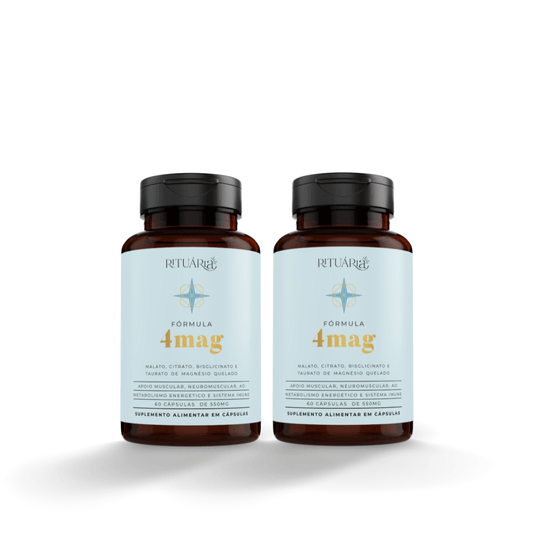 2x Fórmulas 4Mag (Magnésio) - 60 dias