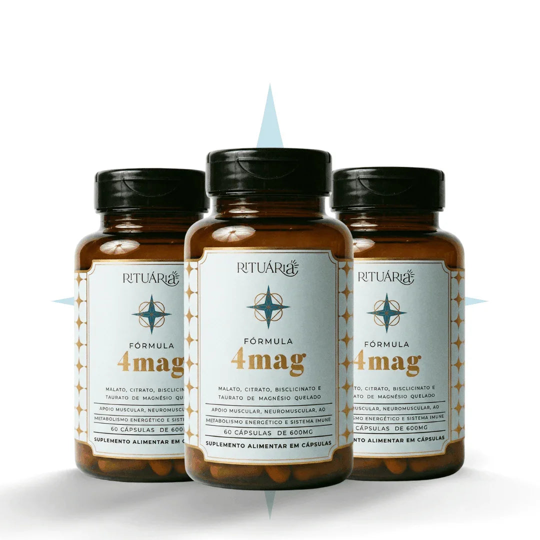 3x Fórmulas 4Mag (Transformação em 90 dias)
