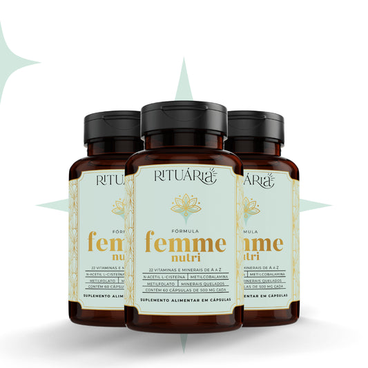3x Fórmulas Femme Nutri - 90 dias