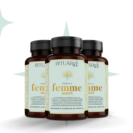 3x Fórmulas Femme Nutri - 90 dias