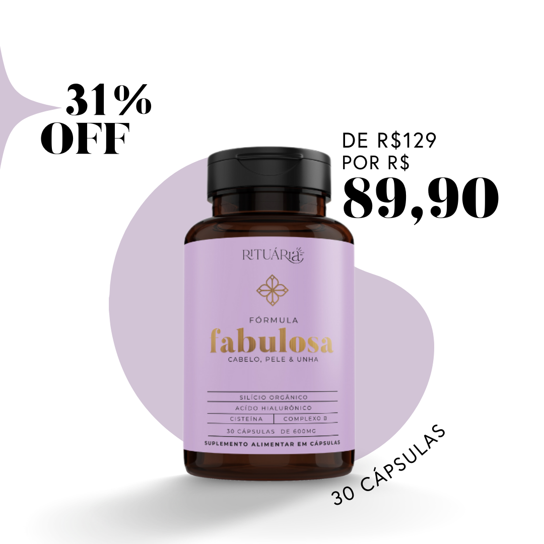 Fórmula Fabulosa (Pele + Unha + Cabelo) - 30 dias