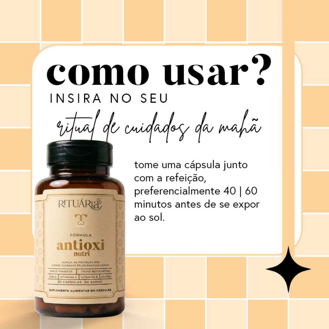 3 Fórmula Antioxi Nutri 30 cápsulas (3 meses)