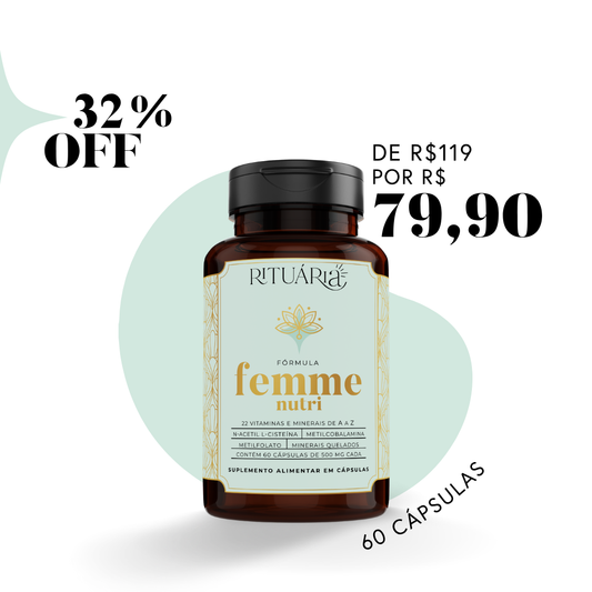 Fórmula Femme Nutri (Multivitamínico para a Mulher) - 30 dias