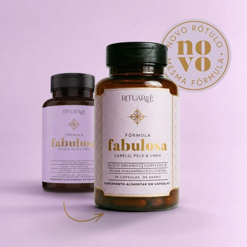 Fórmula Fabulosa (Pele + Unha + Cabelo) - 30 dias