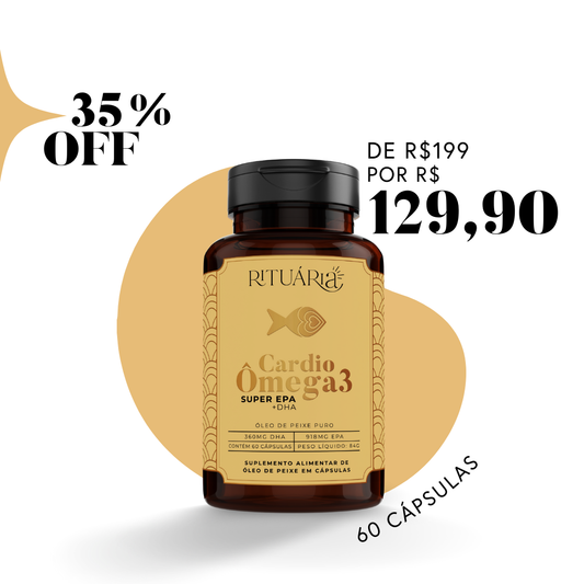 Fórmula Cardio Ômega 3 (Super EPA) - 60 cápsulas