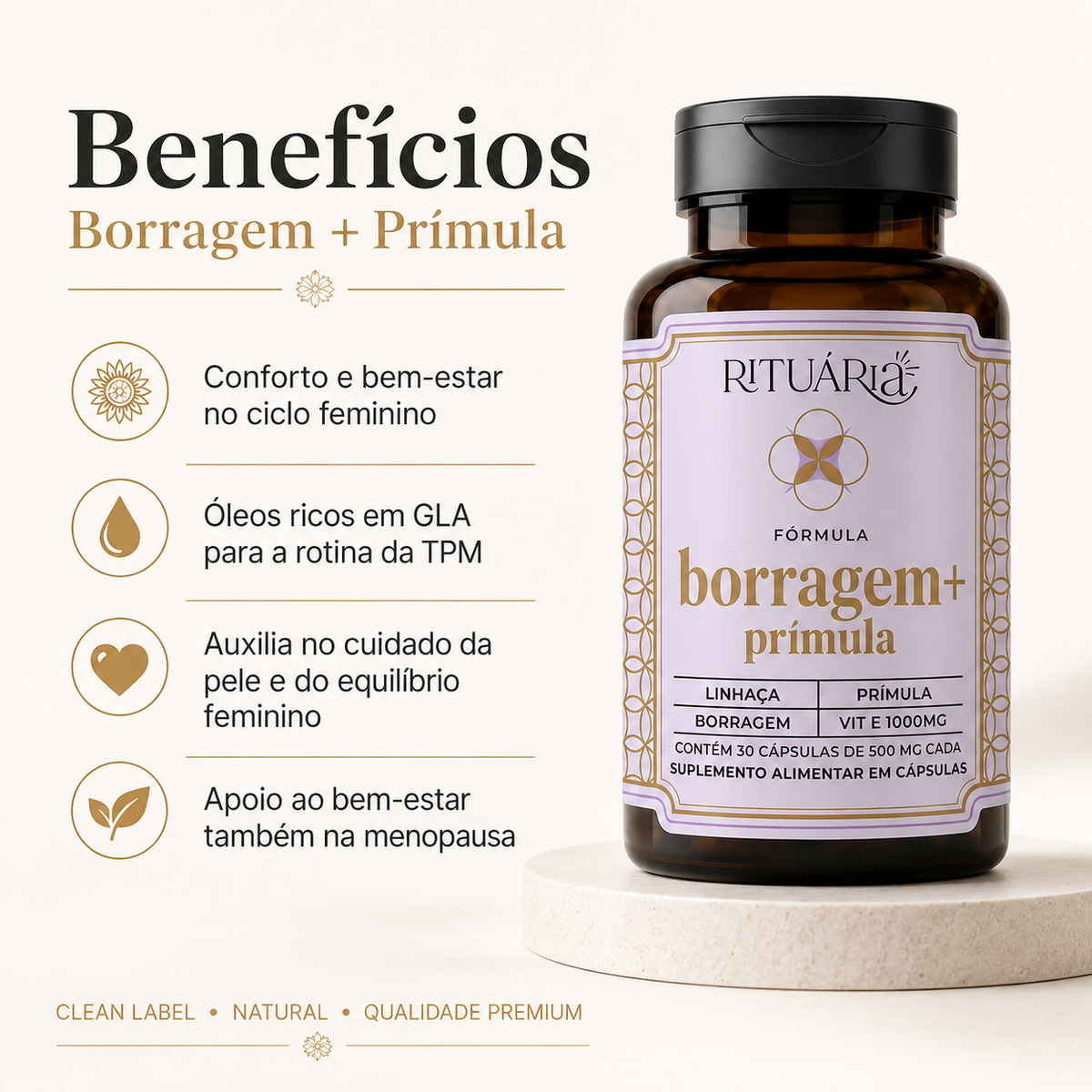 Borragem + Prímula