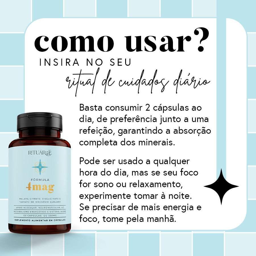 Trio de Queridinhos (4Mag + NAC + Picolinato Boost)