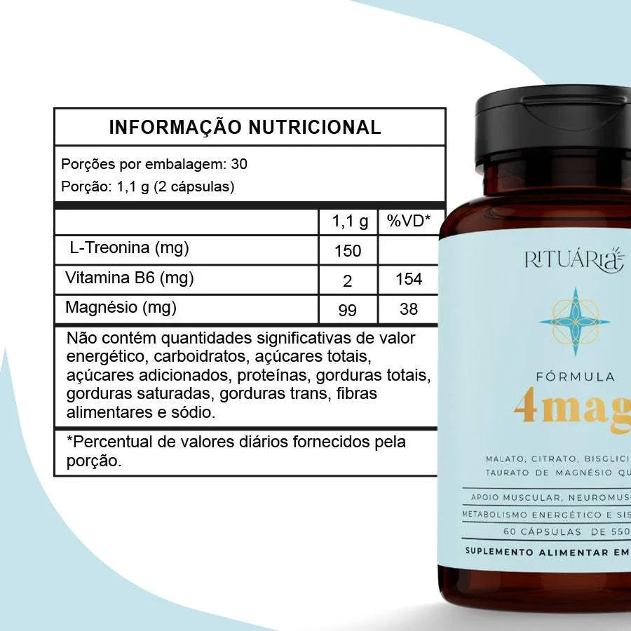Trio Essencial (4Mag + Prebiótica + NAC)
