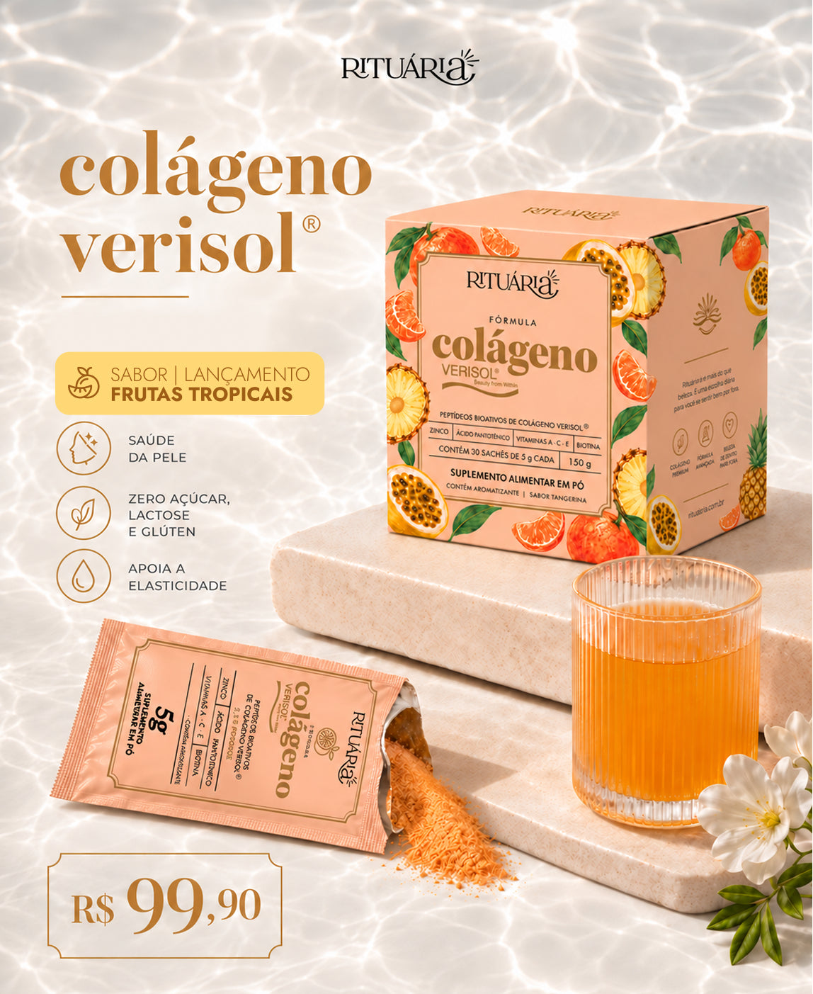Colágeno Verisol - Frutas Tropicais