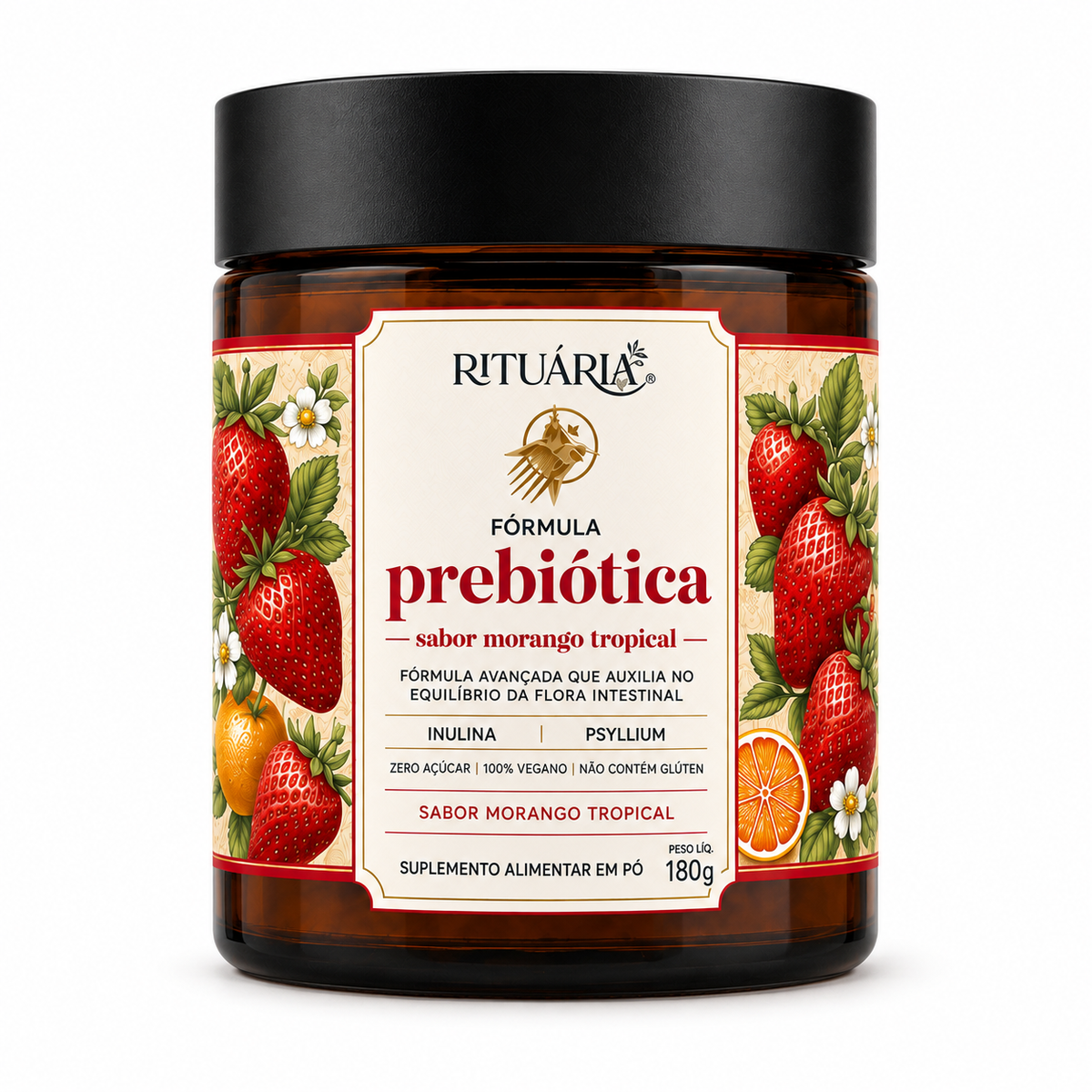 Prebiótica Morango Tropical
