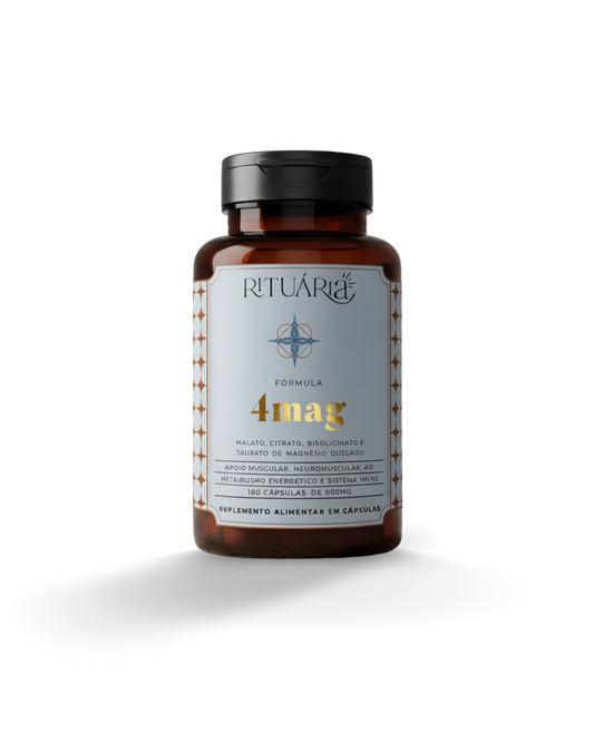 Fórmula 4Mag (Magnésio) - 90 dias (180 cápsulas)