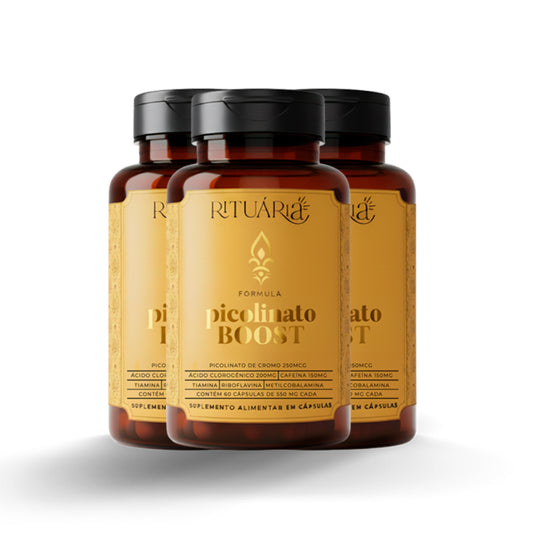 3x Picolinato Booster - 90 dias
