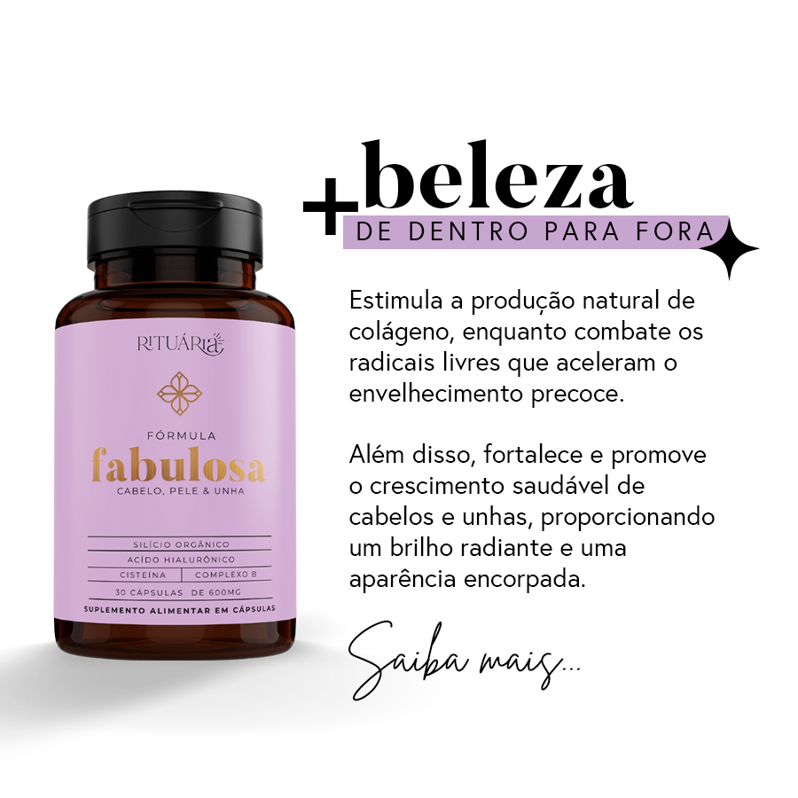 3 Fórmulas Fabulosas para Cabelo, Pele e Unha