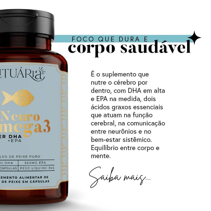Fórmula Neuro Ômega 3 (Super DHA) - 60 cápsulas - Com Certificação IFOS